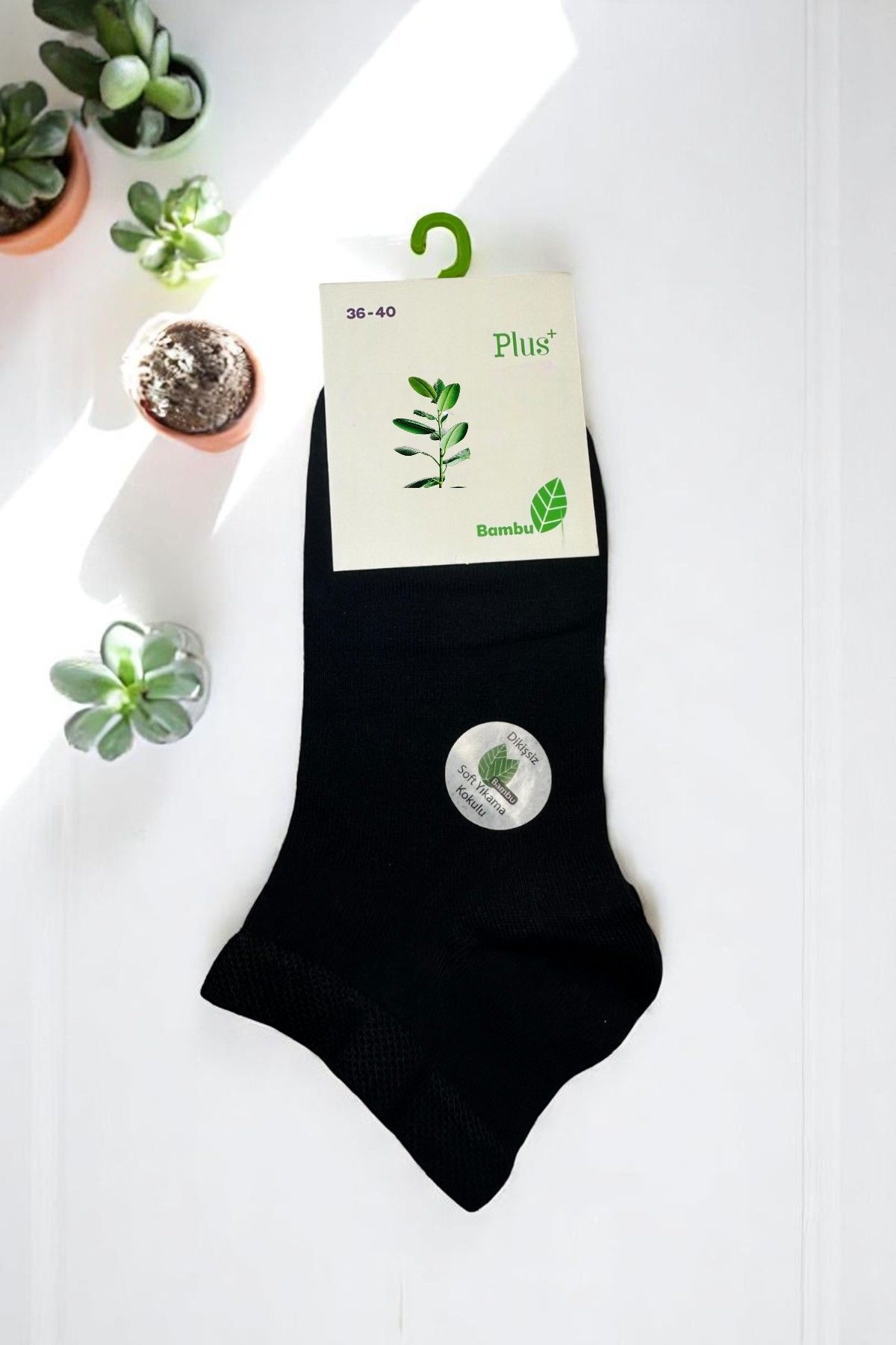 Kadın Bambu Premium Kalite Patik Çorap 6 Adet