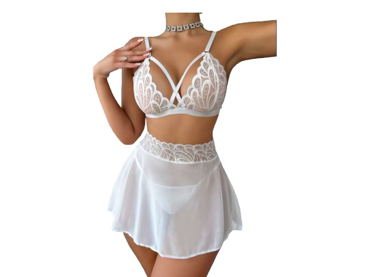 Fantezi Etekli Sütyen Takım