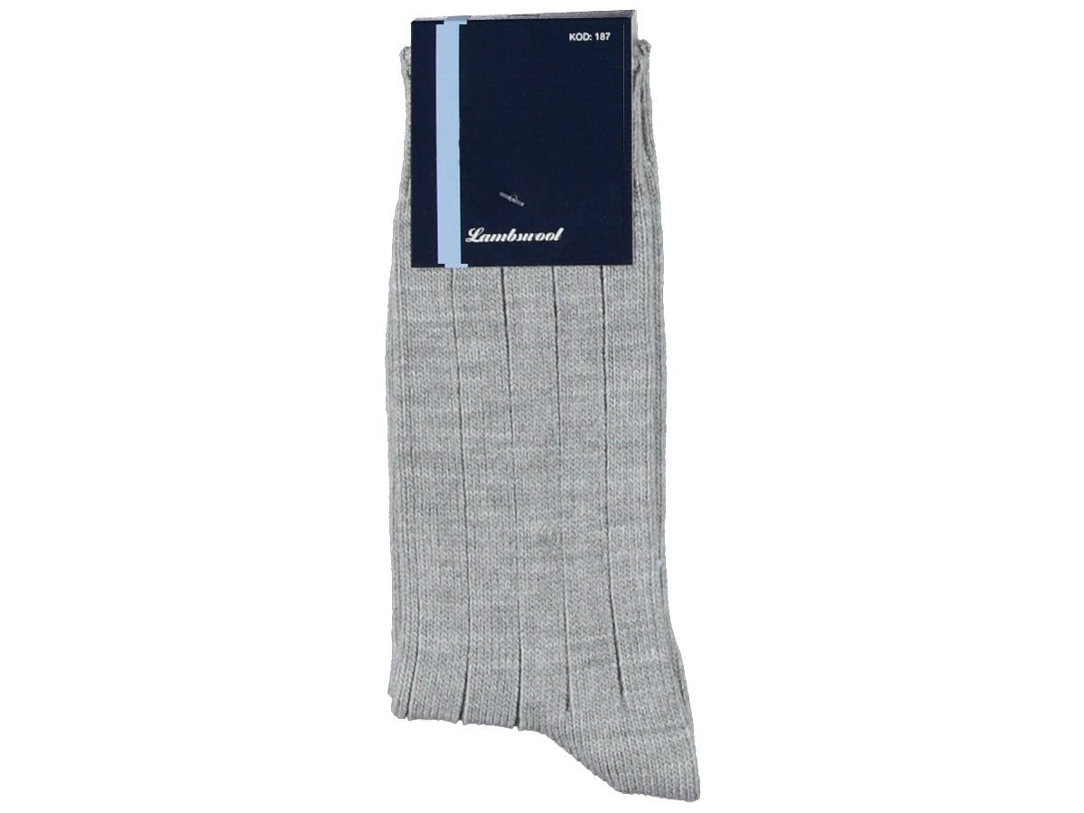 Erkek Kışlık Lambswool Yün Çorap 12'li Paket