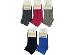 Kadın Bambu Kışlık Havlu Patik Çorap