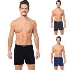 Seher Erkek Penye Düz Boxer 6'lı