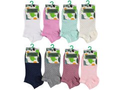 Kadın Bambu Düz Renk Patik Çorap 12'li Paket