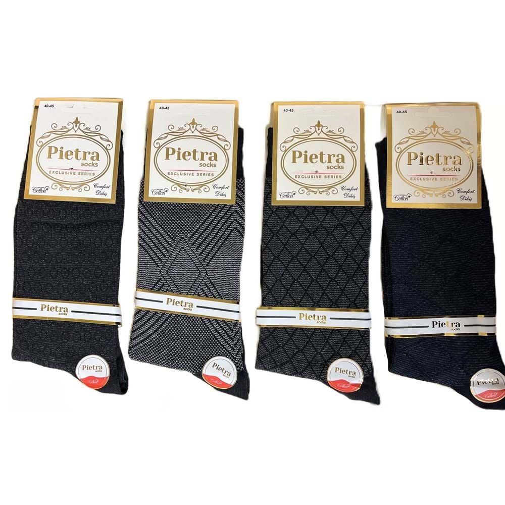Ekonomik Erkek Jakarlı Çorap 12'li Paket
